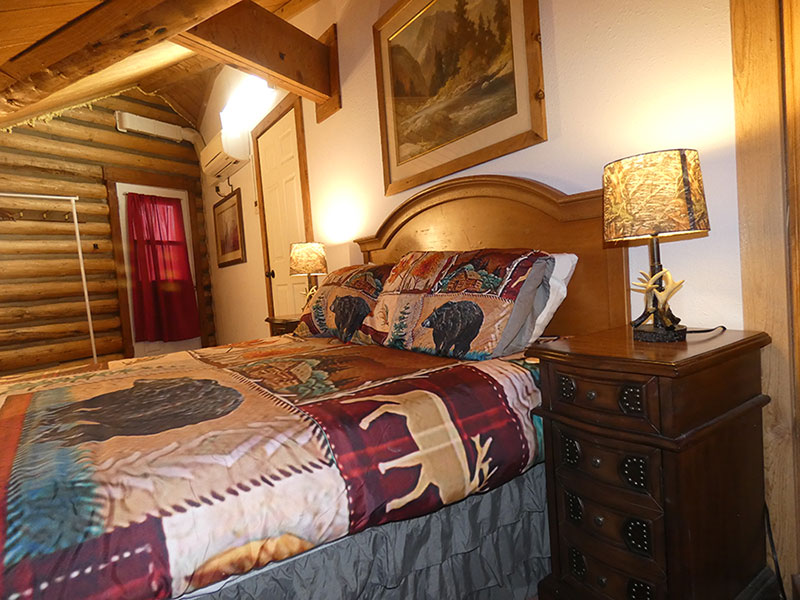 Yellowstone motel bedroom of one bedroom apartment